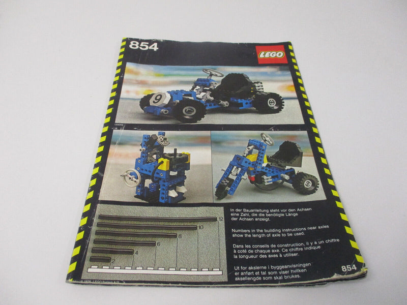 ( AH 4 ) Lego Technik Go-Card 854 Vintage 1978 mit BA