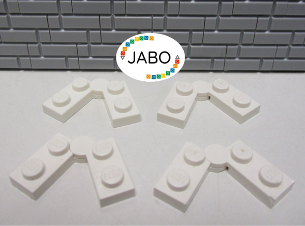 ( D5/10 ) LEGO 4x Scharnier Gelenk Platte 2429 2430 weiß