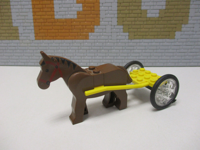 ( AH3) LEGO Legoland 6355 Derby Trotter Reiterhof Ponyhof mit BA 100% Komplett