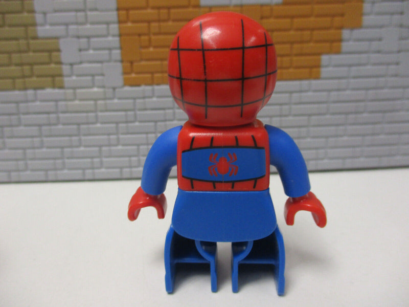 ( N14/ 8 ) LEGO Duplo Marvel  Spiderman Figur mit Motorrad und Zubehör