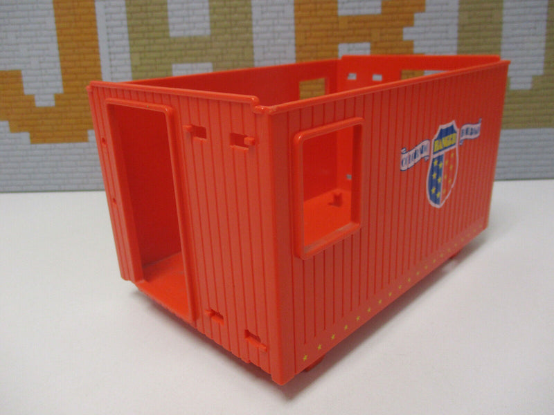 Playmobil Aufbau / Kabine  mit Aufdruck für Caboose 4123 Western 4034