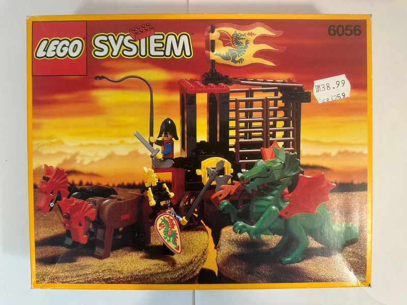 ( E 17 ) Lego Castle 6056 Dragon Wagon / Drachenwagen mit BA