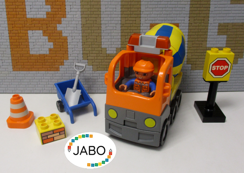 ( RB14/ 2  ) LEGO Duplo Betonmischer LKW Baustelle