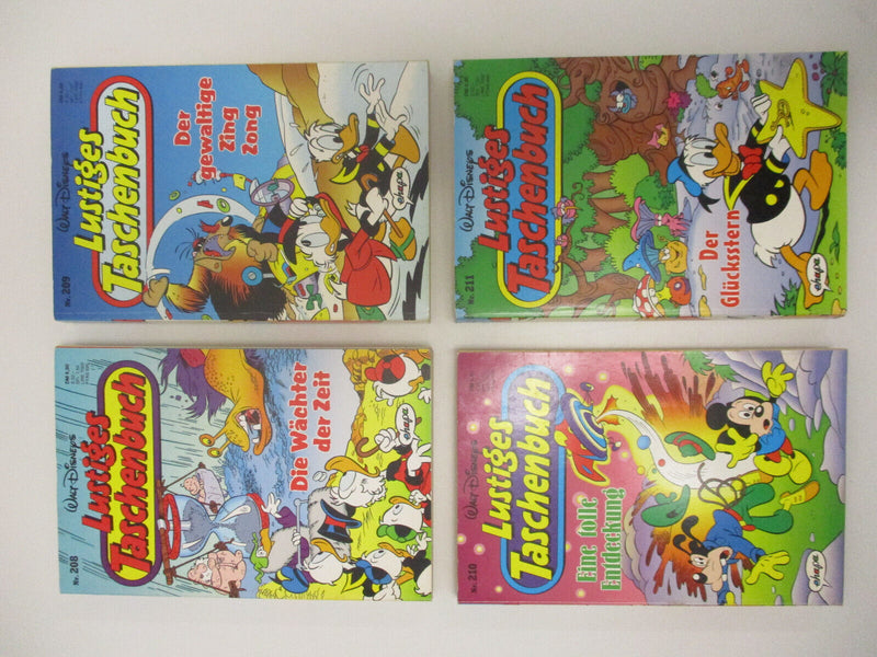 H18/1) Walt Disney LTB Comics Lustiges Taschenbuch Band 204-215 Rückenbild