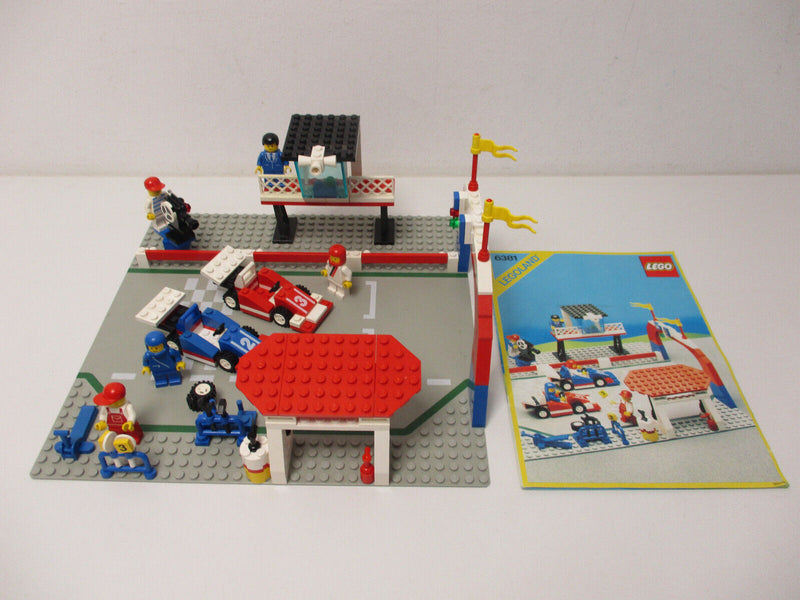 ( AH3 ) LEGO LEGOLAND 6381 Motor Speedway Rennstrecke mit BA 100% KOMPLETT