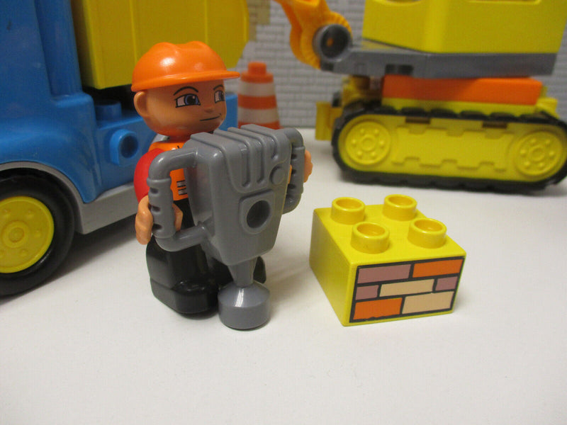 ( RB14/ 3  ) LEGO Duplo LKW Kipper und  Bagger Baustelle