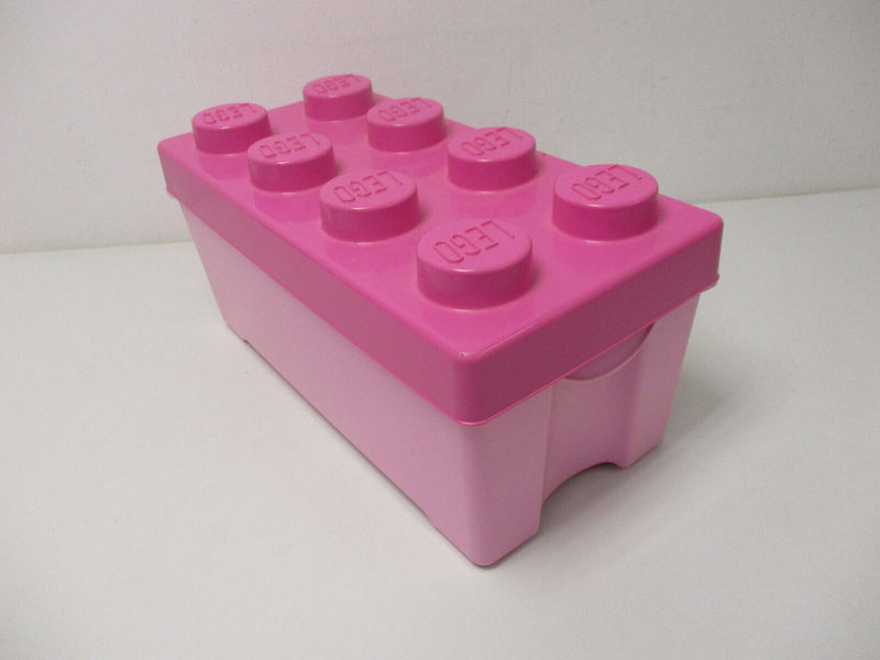 ( R4 / 5 )  LEGO Aufbewahrungs  Box  Aufbewahrungsbox mit Deckel Pink / Rosa