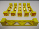 G12/11) Lego 6 x Gittermast Pfeiler Stütze 2x2x10 gelb Eisenbahn Star Wars