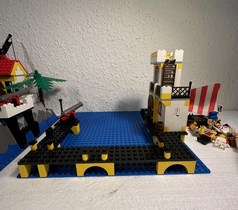 Lego Piraten 6277 Eldorado Freihafen Blauröcke  mit BA