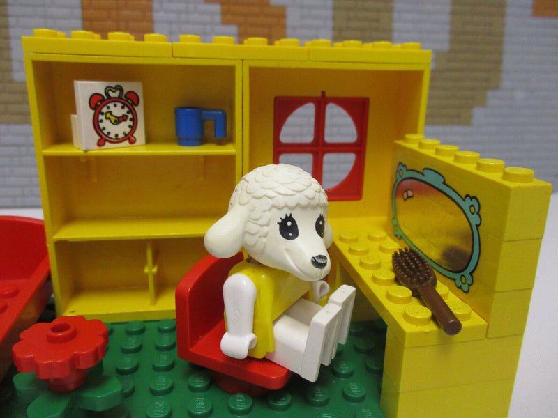 ( F15/12 ) Lego Fabuland Set Lucy Lamb's Bedroom ( 3636 )