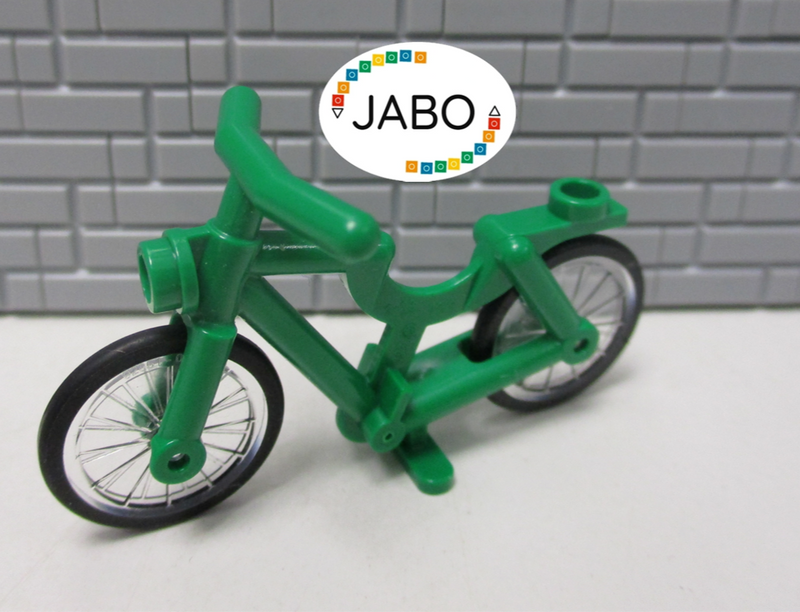 (B6/12) LEGO  Fahrrad Bike grün 4719c02 aus Eisenbahn City 4431 10218