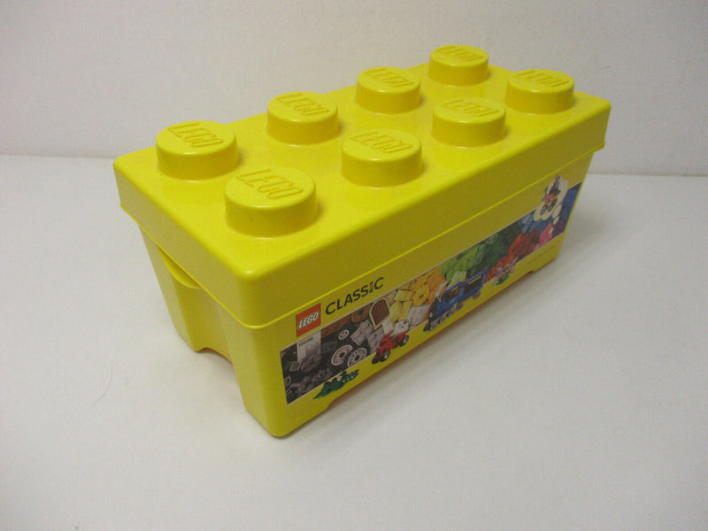 ( R4 / 5 )  LEGO Aufbewahrungs  Box  Aufbewahrungsbox mit Deckel gelb