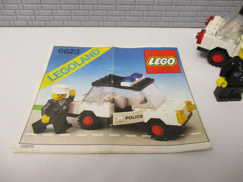 ( N11/9 ) LEGO Legoland 6623 Polizeiauto mit BA