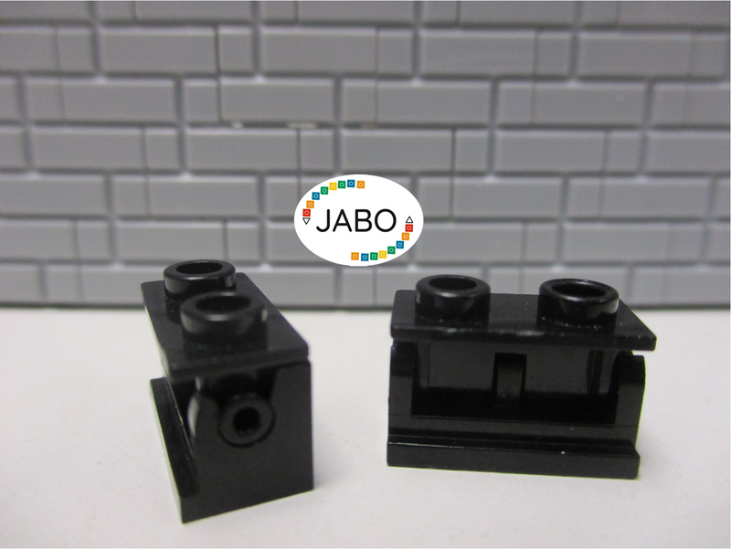 (N9/38) LEGO 2x Klappschanier 3937 / 3938 schwarz Ritter Piraten Town