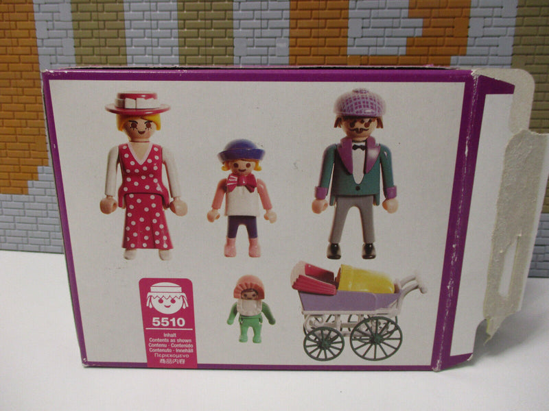 ( A 10 ) Playmobil Puppenhaus 5510 Familie  Rosa Serie OVP BA