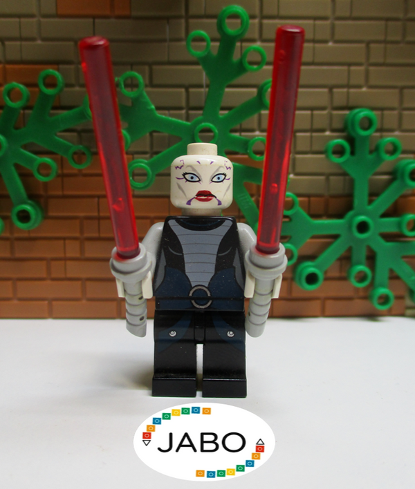 ( S9 / 10 ) Lego STAR WARS sw0318 Asajj Ventress Minifigur aus Set 7957