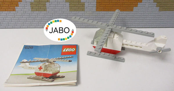 ( N11/6 ) LEGO 626 Hubschrauber / Rettungshubschrauber mit BA