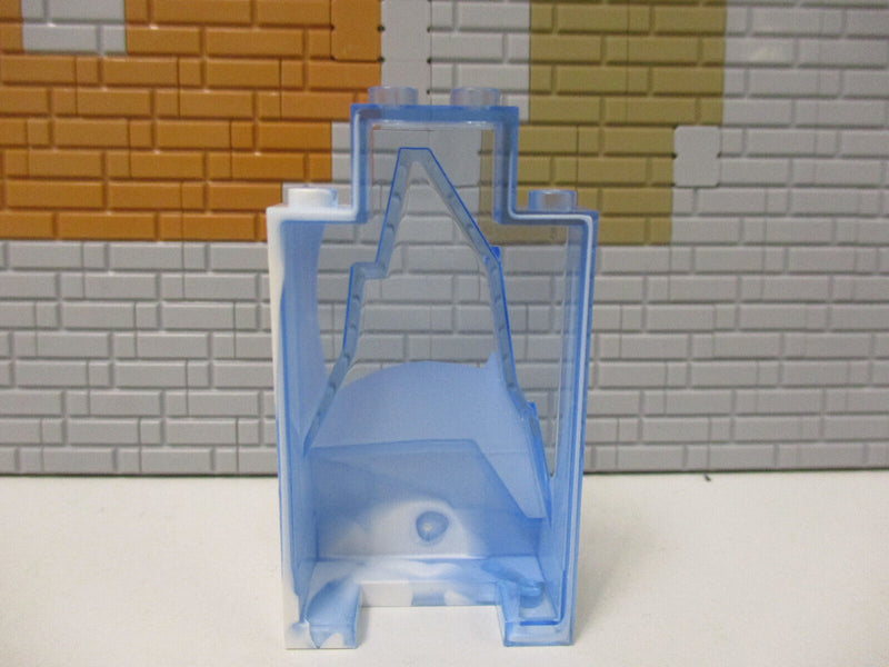 ( N2/7 ) Lego 1x 47847 Felsen trans mit weiß eisberg 7783 4748 4746