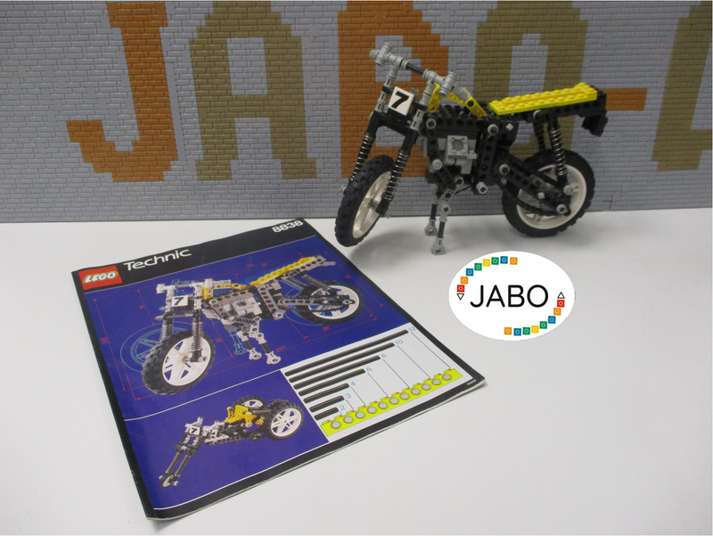 ( AH6 ) Lego Technic 8838 Motorrad Moto-Cross / Shock Cycle BA 100% komplett