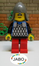 ( O5 / 52 ) Lego Black Knights cas144 Scale Mail Ritter aus Set 6018