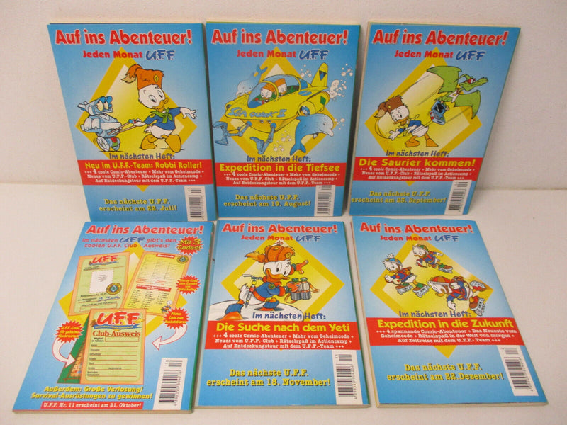 (H18/11 )  Disneys Comics U.F.F.  Unternehmen Fähnlein Fieselschweif Band 1 - 18