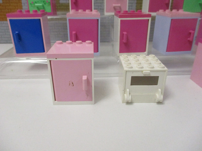 ( G13/5 ) Lego Möbel Schränke Backofen Homemaker Puppenwohnung Haus