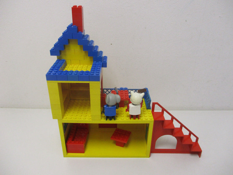 ( C 17 ) Lego Fabuland Set 341 Traumvilla Haus Cathy Cat's & Morty Mouse's