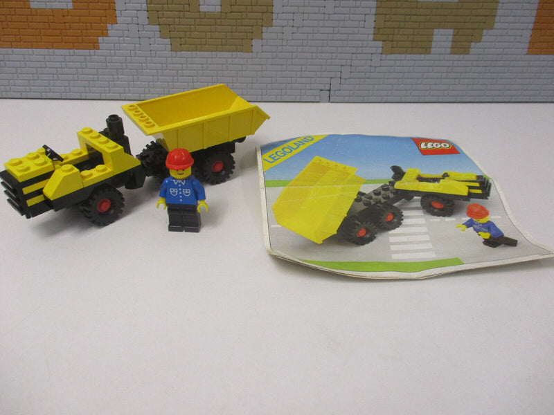 ( AH3 ) LEGO LEGOLAND 6652 Construction Truck Kipplaster mit BA 100% Komplett