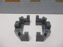 (L6/4 ) Lego 2x 6066 Burgturmspitze 4 x 8 x 2 1/3 Zinne neu dunkelgrau 8813 8799
