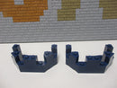(L6/10 ) Lego 2x 6066 Burgturmspitze 4 x 8 x 2 1/3 Zinne dunkel blau 8757 70357