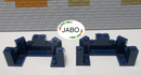 (L6/10 ) Lego 2x 6066 Burgturmspitze 4 x 8 x 2 1/3 Zinne dunkel blau 8757 70357