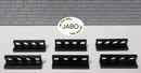 (O11/39) Lego 6x Zaun / Gitterzaun 1x4x1 schwarz 79003 6285 6274 6056 7727 6978
