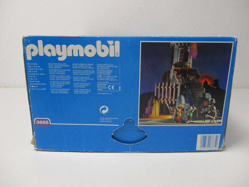 (R2/19 ) Playmobil 3665 Felsenturm mit BA / OVP  Ritterburg 3666 Klicky