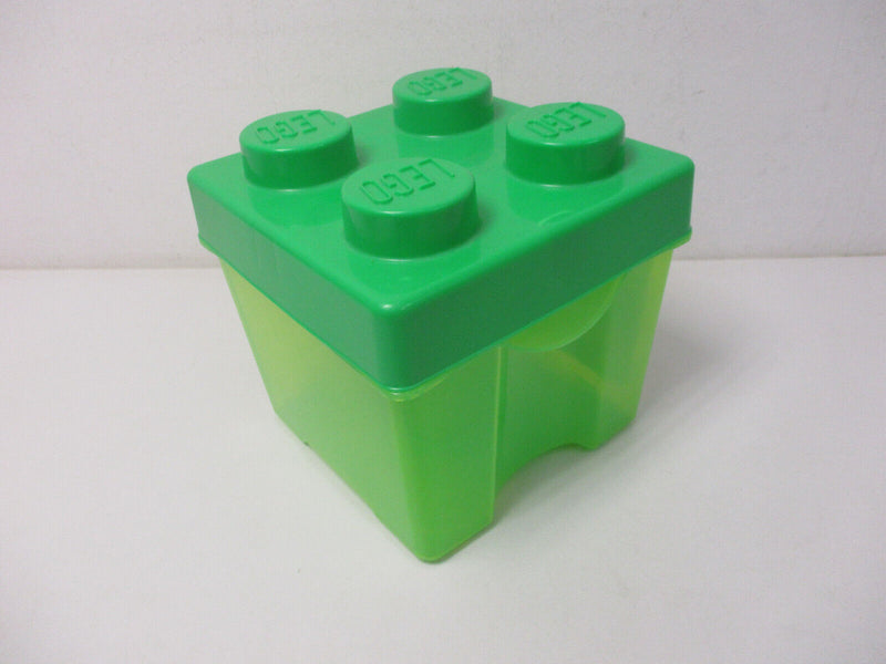 ( R4 / 5 )  LEGO Aufbewahrungs  Box  Aufbewahrungsbox mit Deckel grün klein