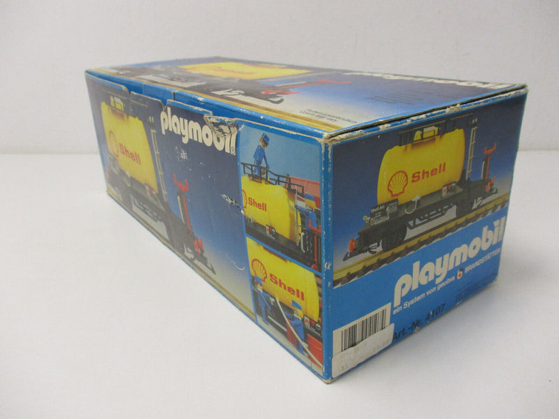 Playmobil 4107 Shell Kesselwagen Tankwaggon Waggon OVP Spur G  LGB Eisenbahn