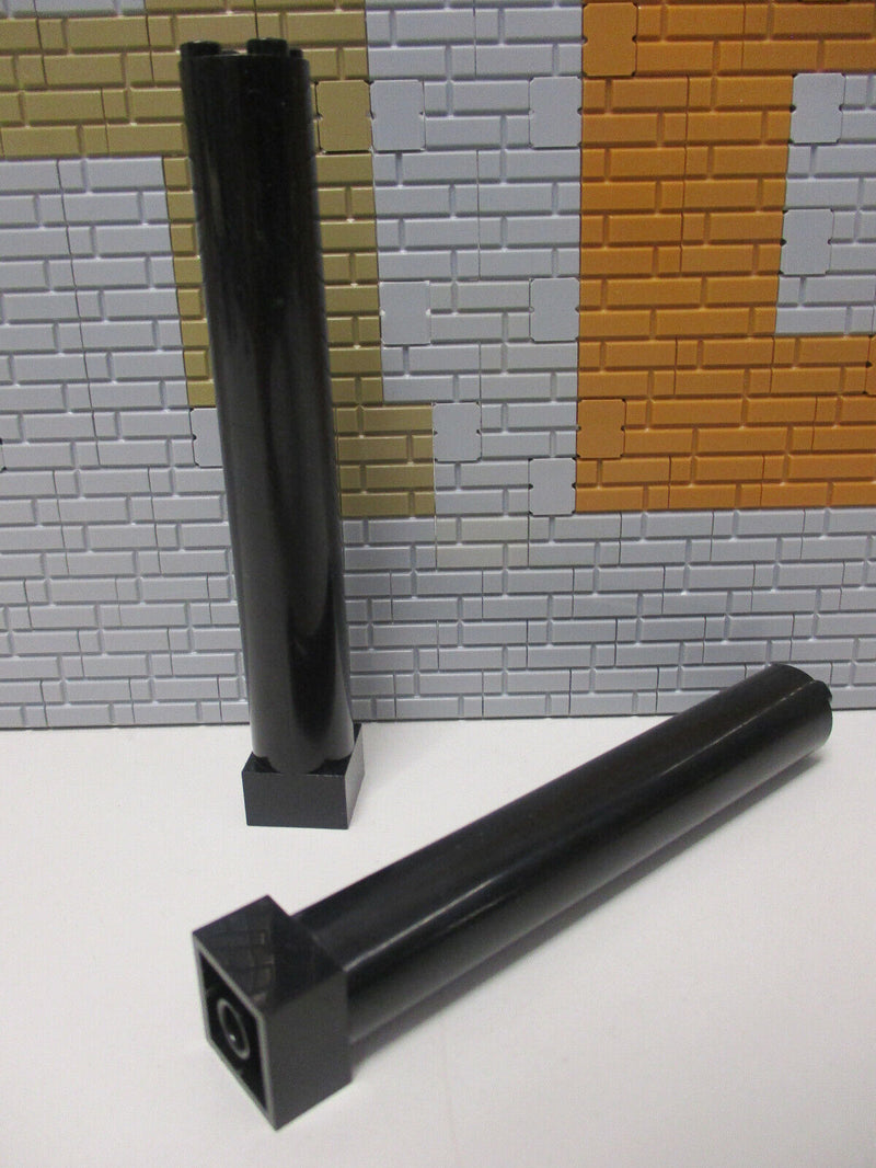 A9/4) 2x LEGO Stütze 6168c01 schwarz 2x2x11 Säule Pfeiler Träger 6097 6243 4184