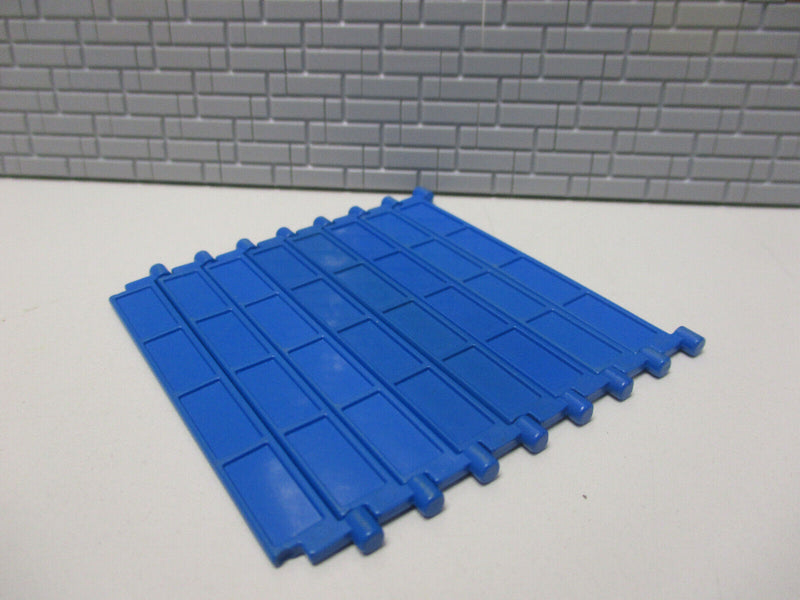 F14/9 ) 8x LEGO  Rolltor Lamellen 4218 blau