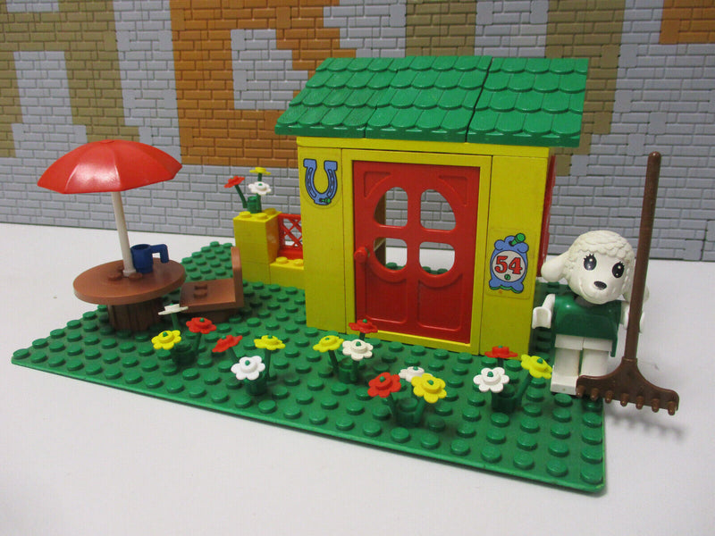 ( D16/1 ) Lego Fabuland Set  Lisa Lamm und ihr Wochenendhaus (3654)