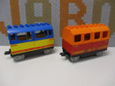 ( M5/2 ) Lego Duplo 2  Personen Waggon / Anhänger Eisenbahn Zug Train