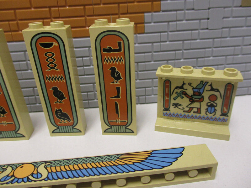 B13/13) Lego Ägypten Adventurers  Panele Bedruckt Beklebt 5988 5978 5938