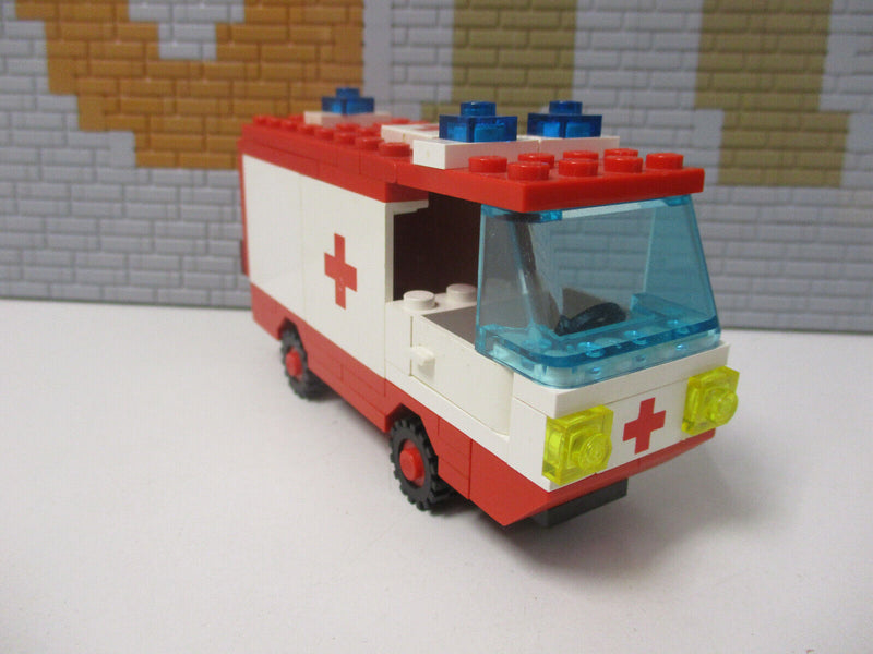 ( N11/3 ) LEGO Legoland 6666 Krankenwagen mit BA