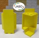 ( L10/1 ) Lego 2x 2345 Mauer Paneele Wand Ecke  gelb 6276 6195