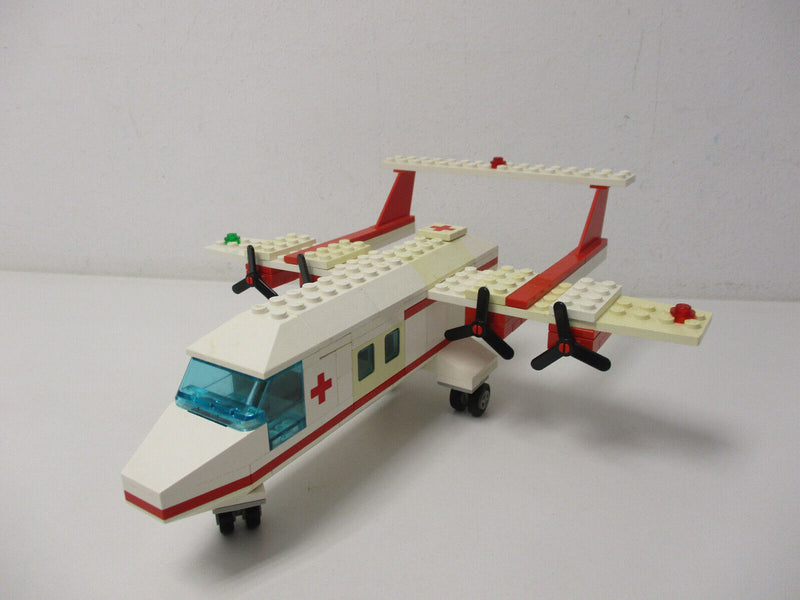 ( AH3) LEGO Legoland 6356 Rettungsflugzeug Med Star Rescue Plane Komplett mit BA