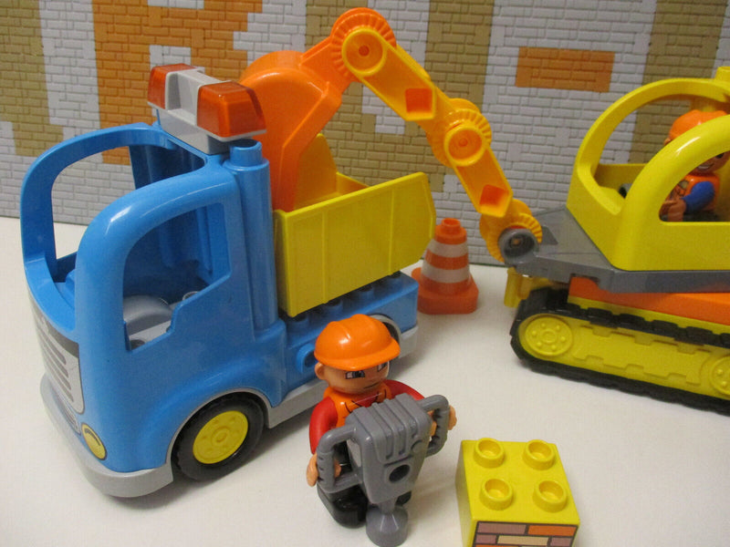 ( RB14/ 3  ) LEGO Duplo LKW Kipper und  Bagger Baustelle