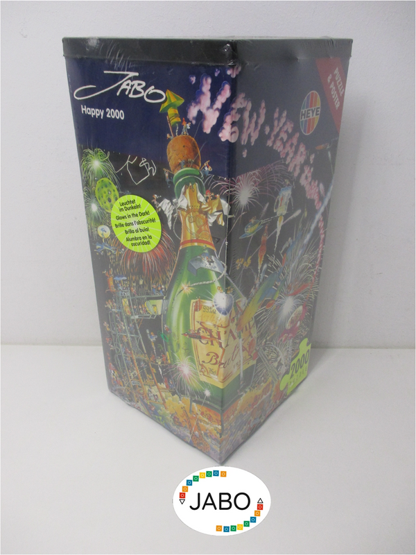 (R2/5 ) HEYE Puzzle 2000 Teile  Jabo Happy 2000  NEU Leuchtet im Dunkeln