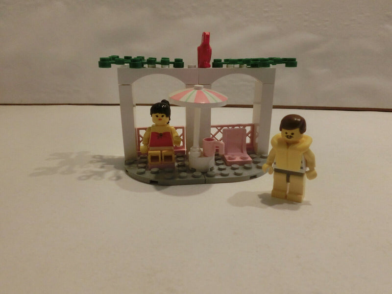 (E15)  Lego 6401 Seaside Cabana Paradisa Town OVP / BA 100% Komplett