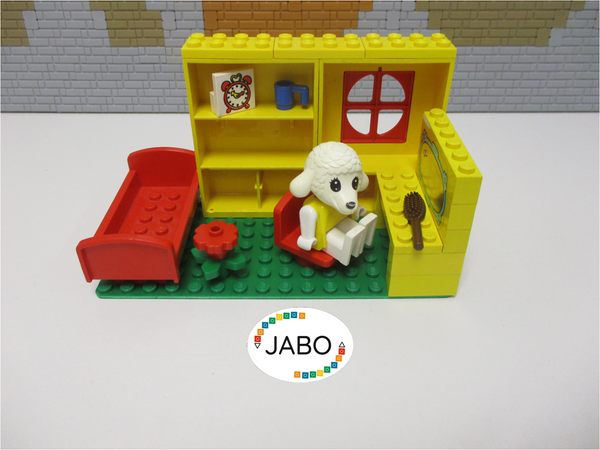 ( F15/12 ) Lego Fabuland Set Lucy Lamb's Bedroom ( 3636 )