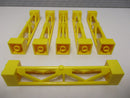 G12/4) Lego 6 x Gittermast Pfeiler Stütze 2x2x10 gelb Eisenbahn Star Wars