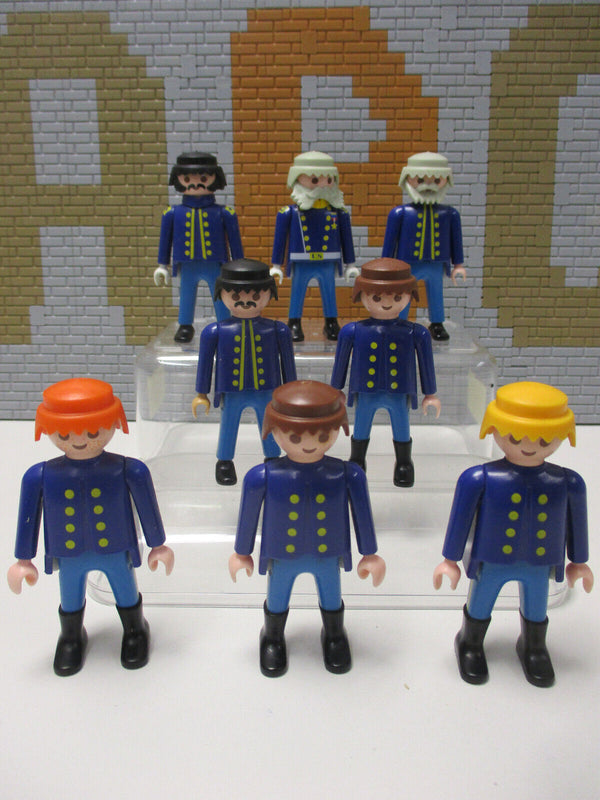 ( E7/7 ) Playmobil Western 8 Nordstaatler  Soldaten ACW Klicky