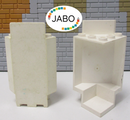 ( L10/3 ) Lego 2x 2345 Mauer Paneele Wand Ecke  weiß 6266 6276 6783 6414 6972